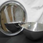 Silver Serving Trays and Bowls Image
