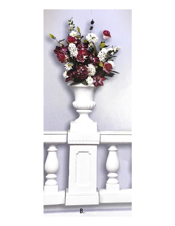 White Urn and Column Image