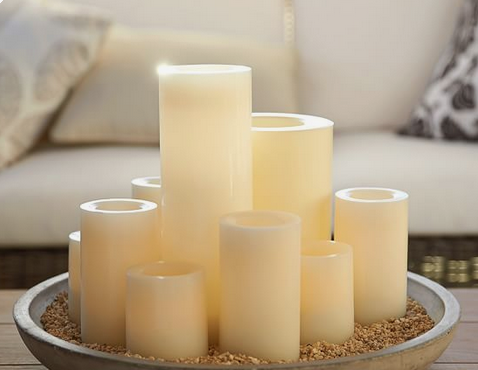 Pillar Candle Shells Image