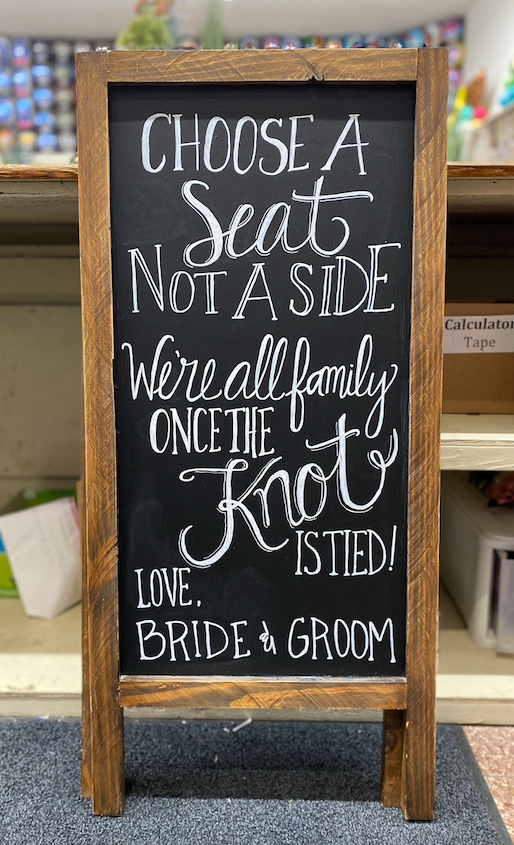 Stained Wood Chalkboards Image